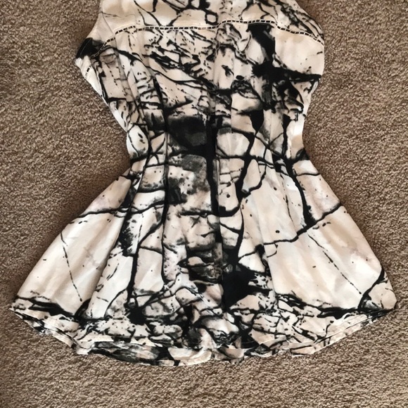 Black, white & grey Calvin Klein tank dress - Picture 4 of 5